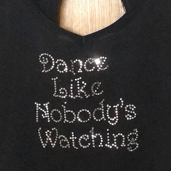 Dance Like Nobody’s Watching Ladies Top - Picture 2 of 6